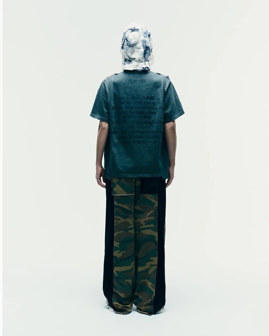 ☆TXT テヒョン 着用！！【0426X】003-DAMAGE GARMENT INCISION T