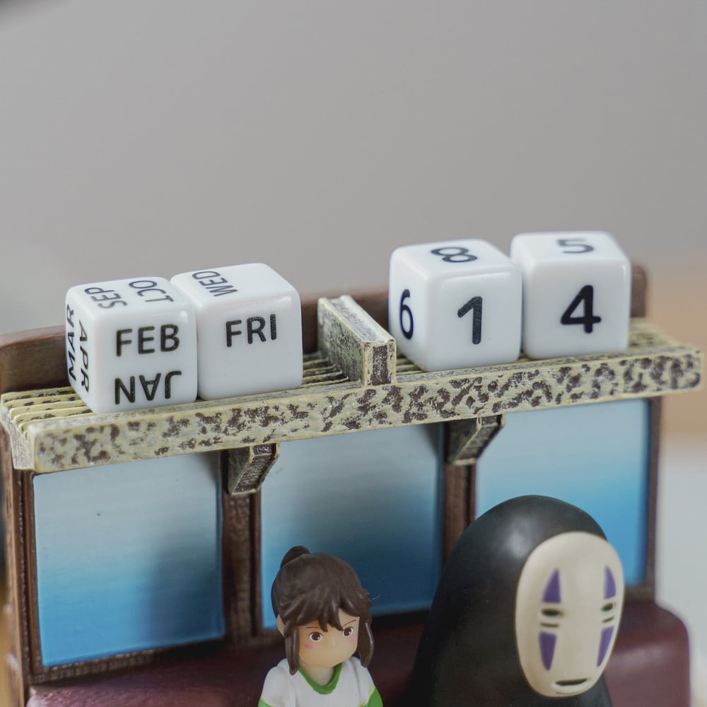 千と千尋の神隠し 万年カレンダー（海原鉄道に乗って/7724） | す