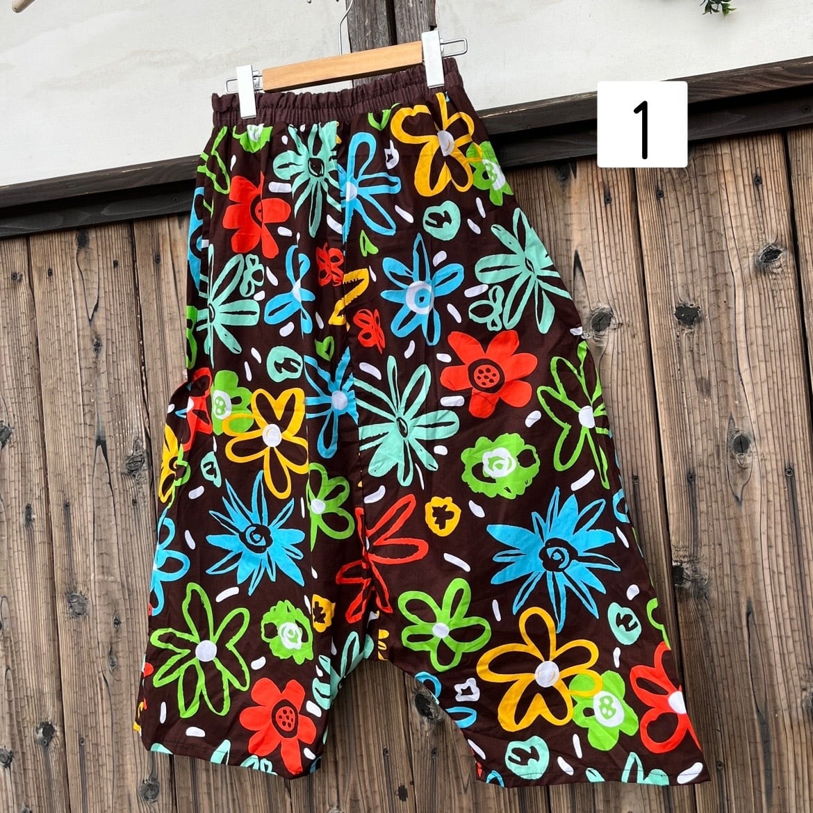 ポケット付きサルエルパンツ | アジアン雑貨ルチュ