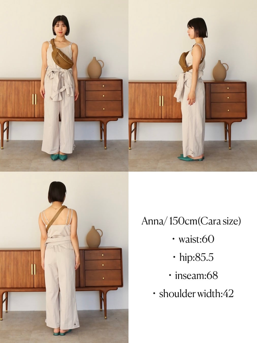 3way layered jump suit | Katrin TOKYO