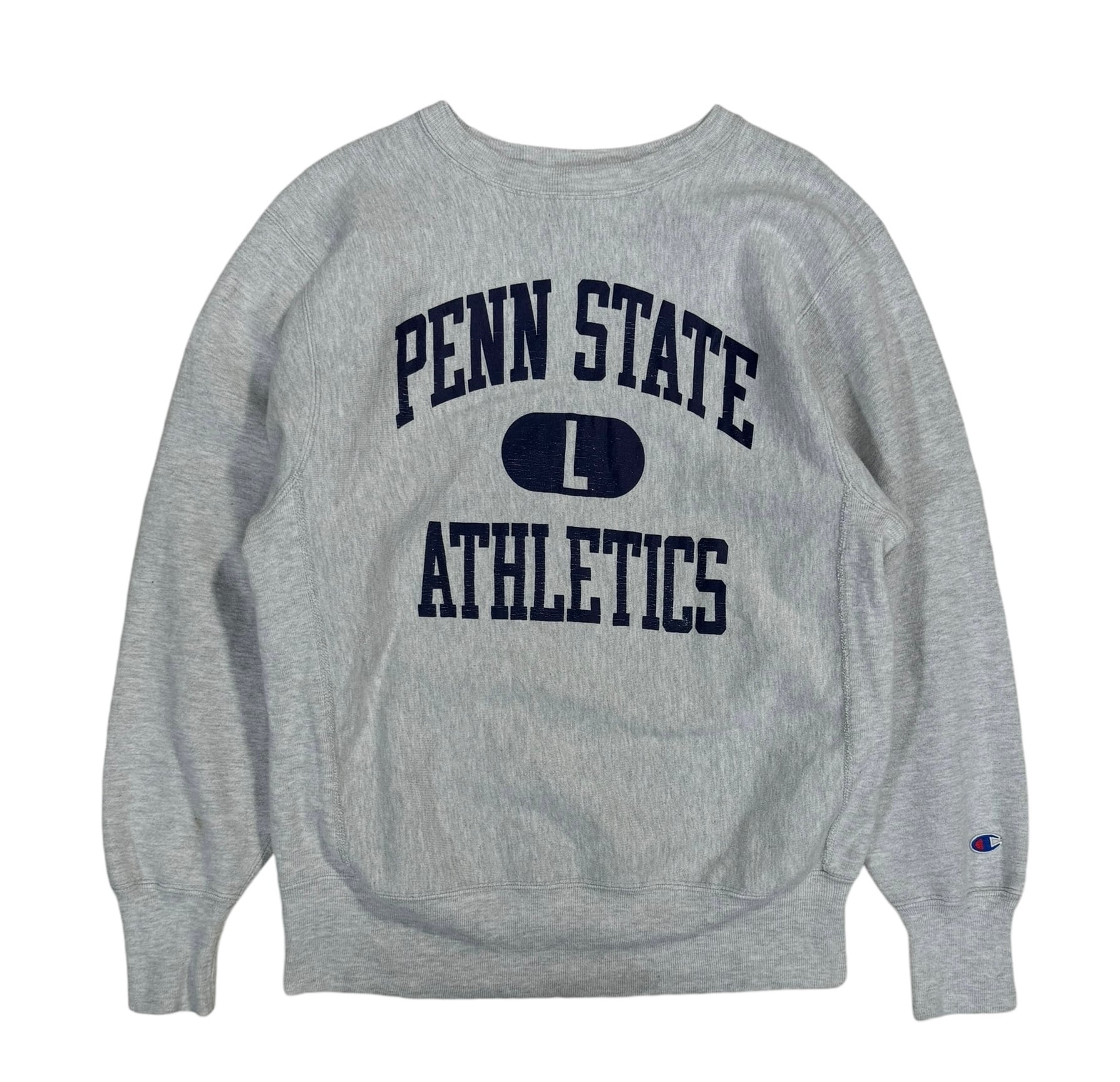 90s チャンピオンリバースウィーブ カレッジプリント スウェット USA L