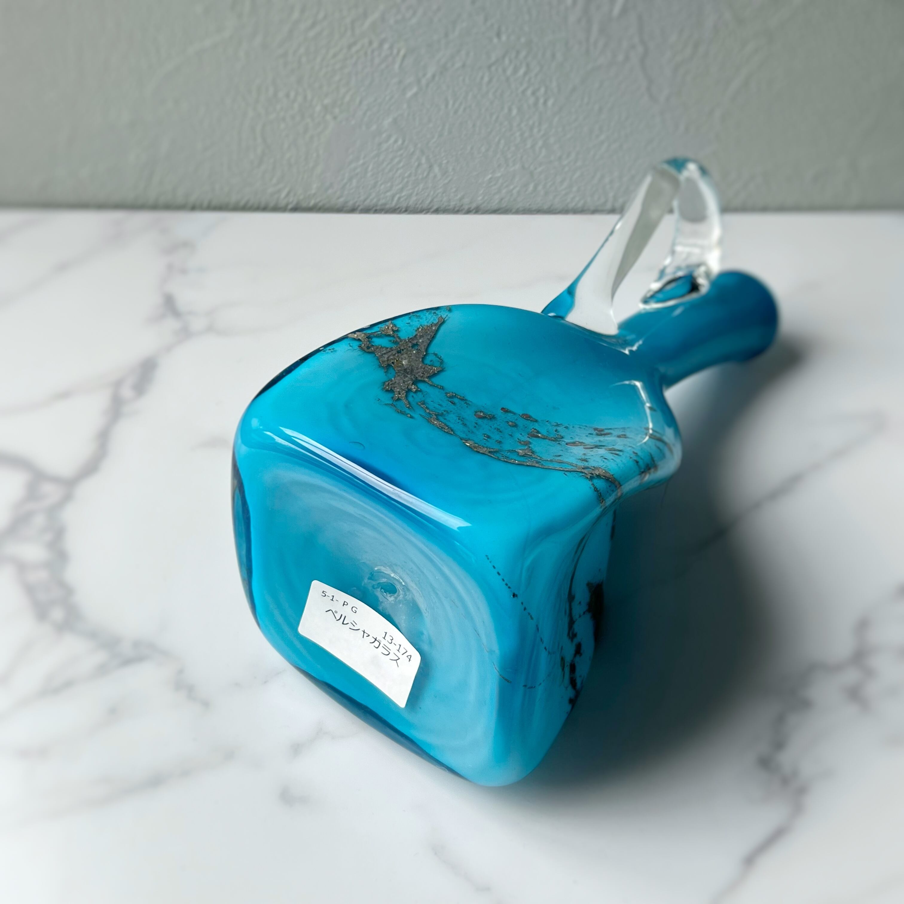 手吹きペルシャガラス（イランガラス）ピッチャー【SHISHEH-P002