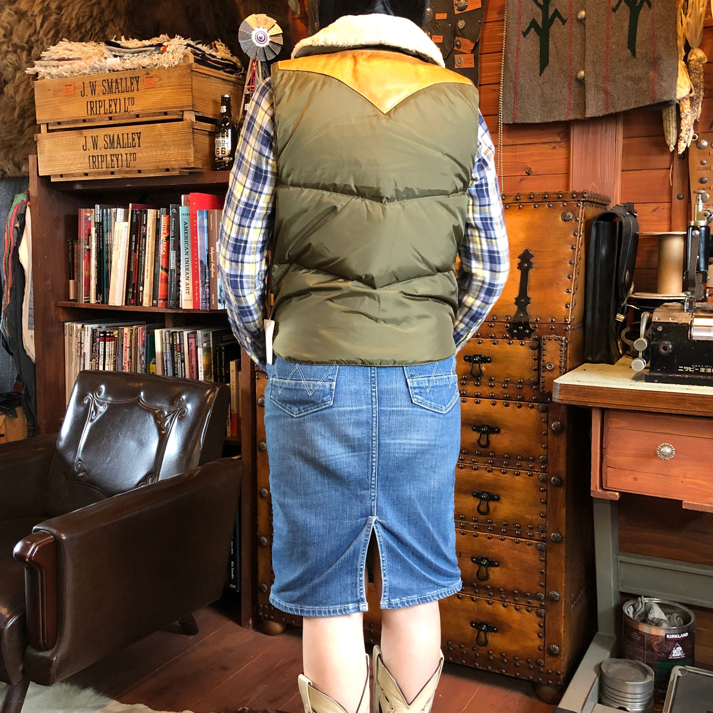 Denim & Supply - Ralph Lauren レザーベスト レディースサイズM