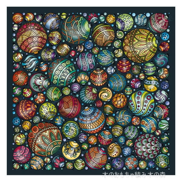 パラペリ アートパズル ボール 紙製 248ピース ギフトにおすすめ 6歳