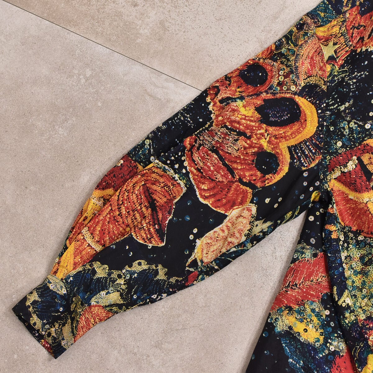 90s イタリア製 oaks by FERRE オークス・バイ・フェレ スパンコール