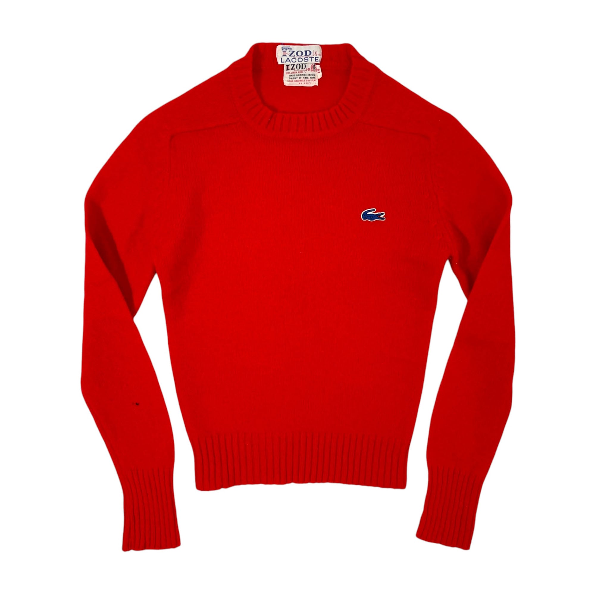 70s vintage IZOD LACOSTE アイゾッド ラコステ クルーネック セーター