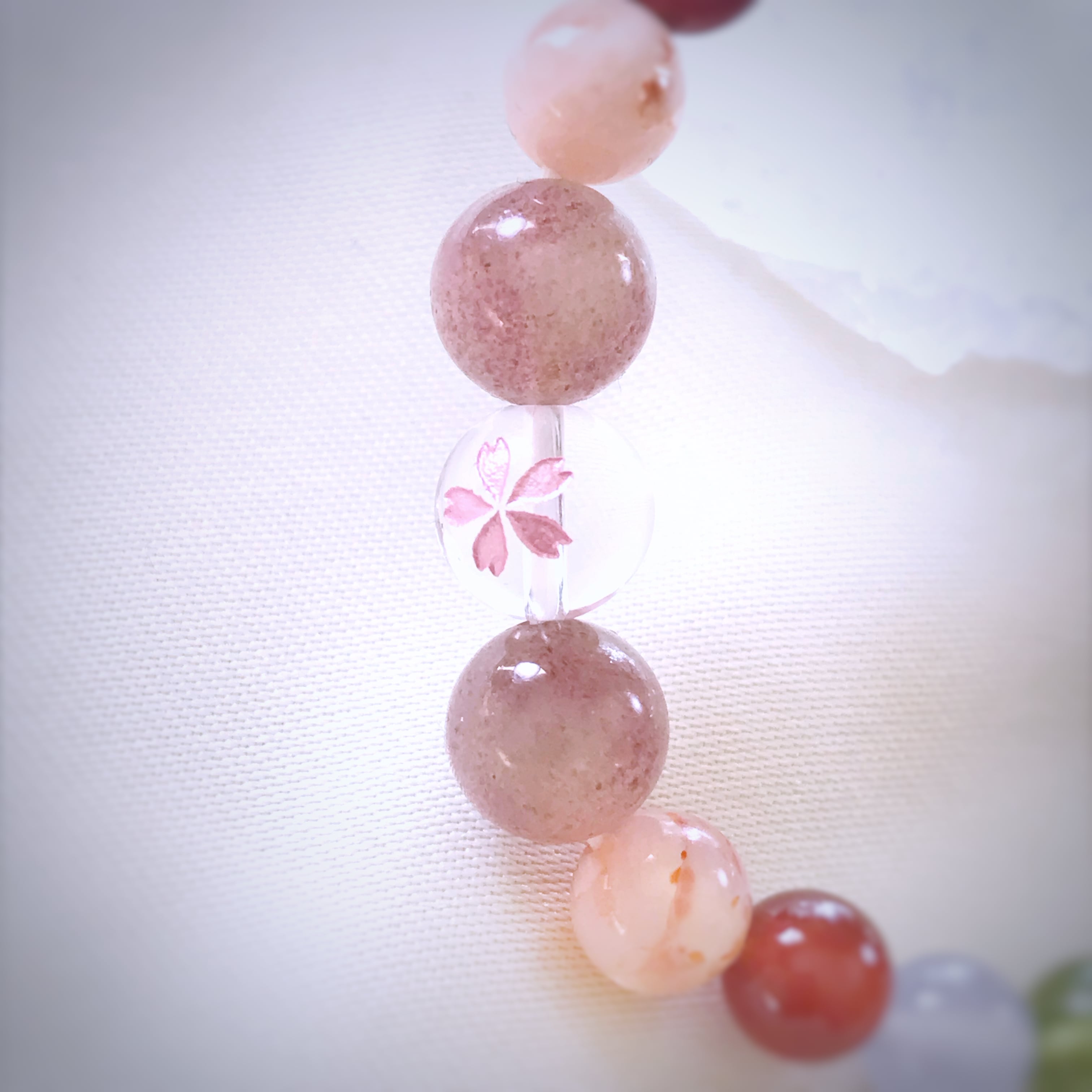 オリジナルパワーストーンブレスレット 女神シリーズ『木花咲耶姫