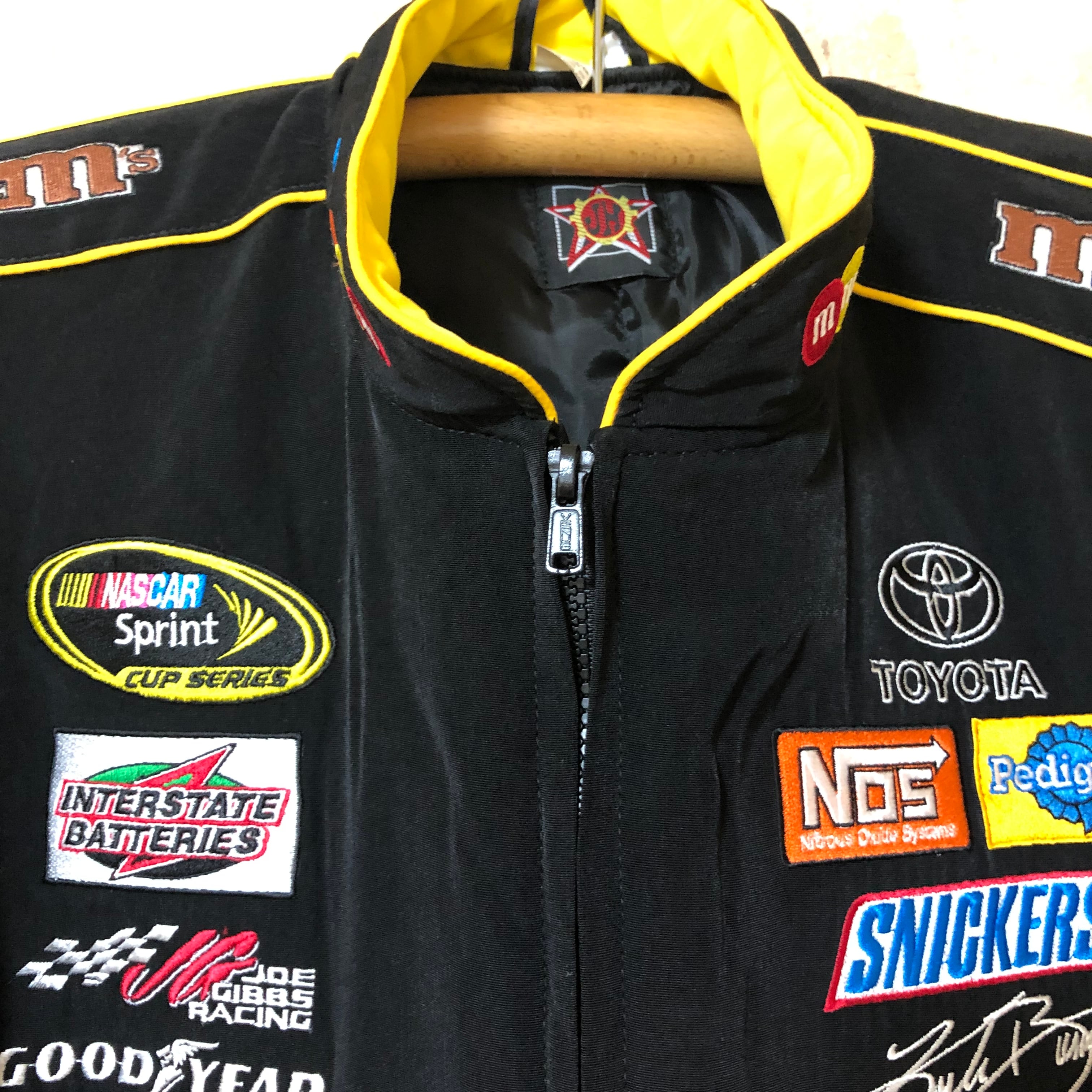 m&m's エムアンドエムズ レーシングジャケットブルゾン M L XL XXL