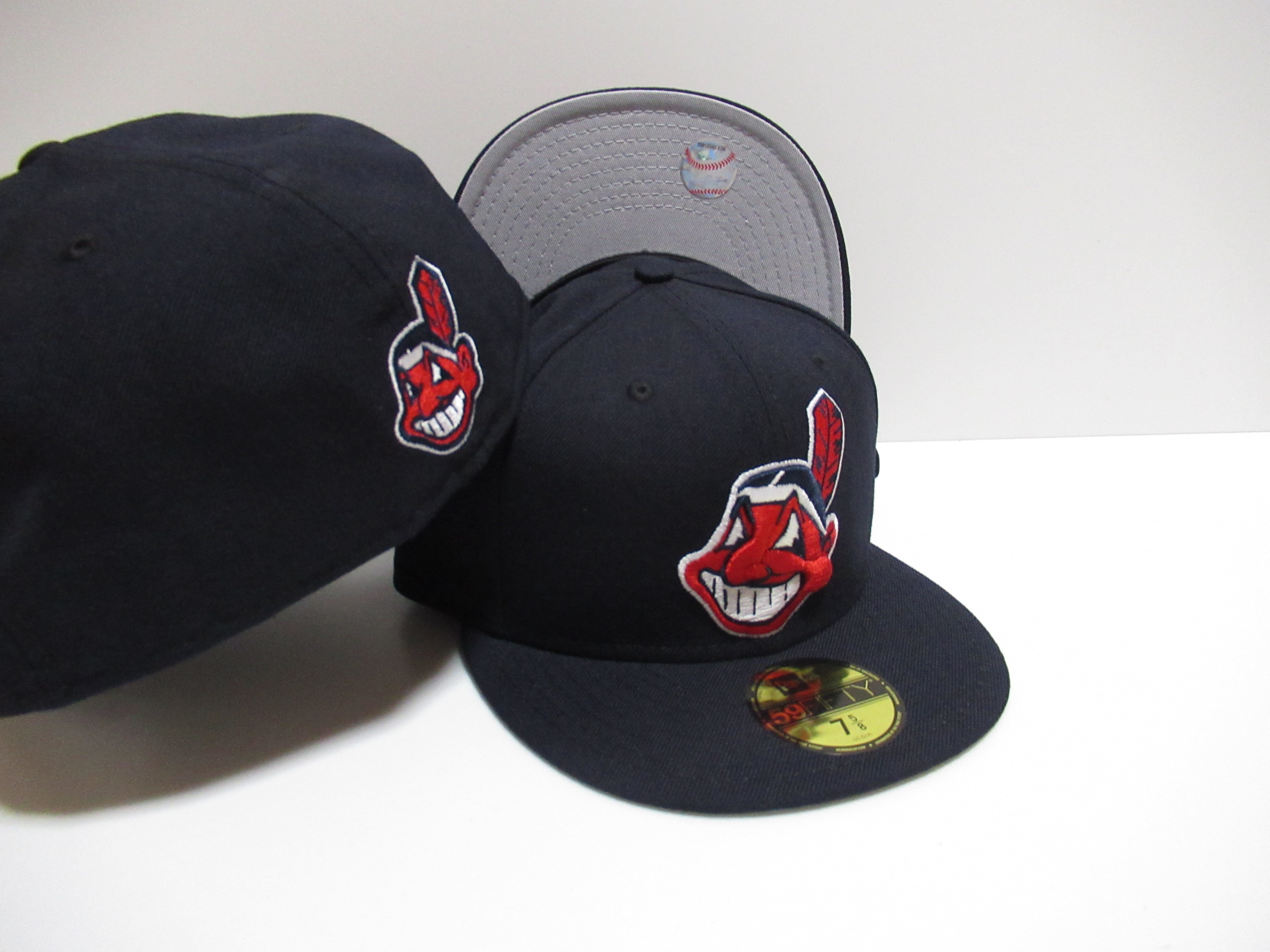 NEW ERA 59fifty Cleveland Indians インディアンス CAP ネイビー