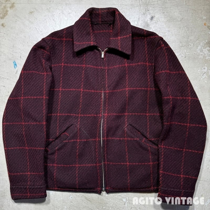 40's JOHNSON WOOLEN MILLS ジョンソン ウールスポーツジャケット