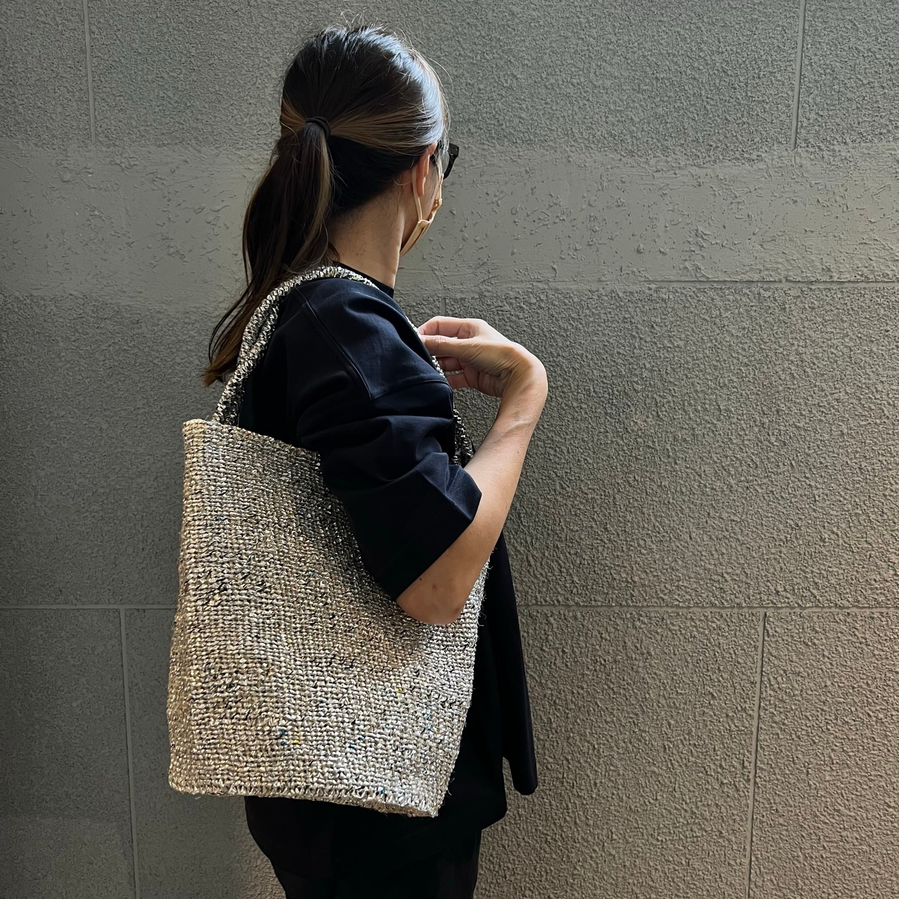 RECTANGLE : シルバーバスケット ラージショルダー | Onthebooks