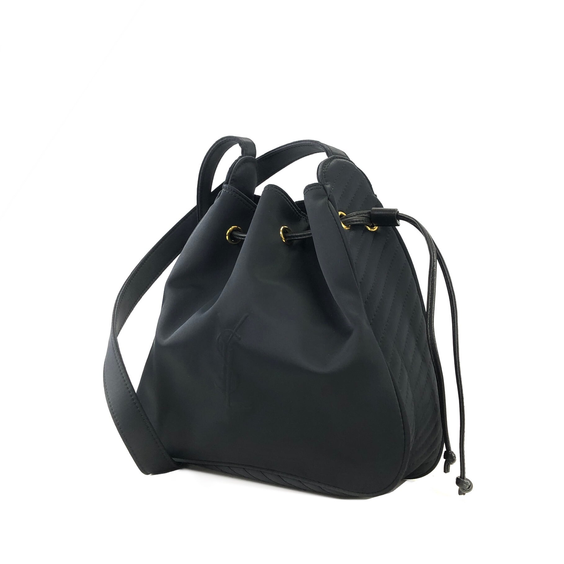 Yves Saint Laurent イヴ サンローラン バイアステッチ YSLロゴ