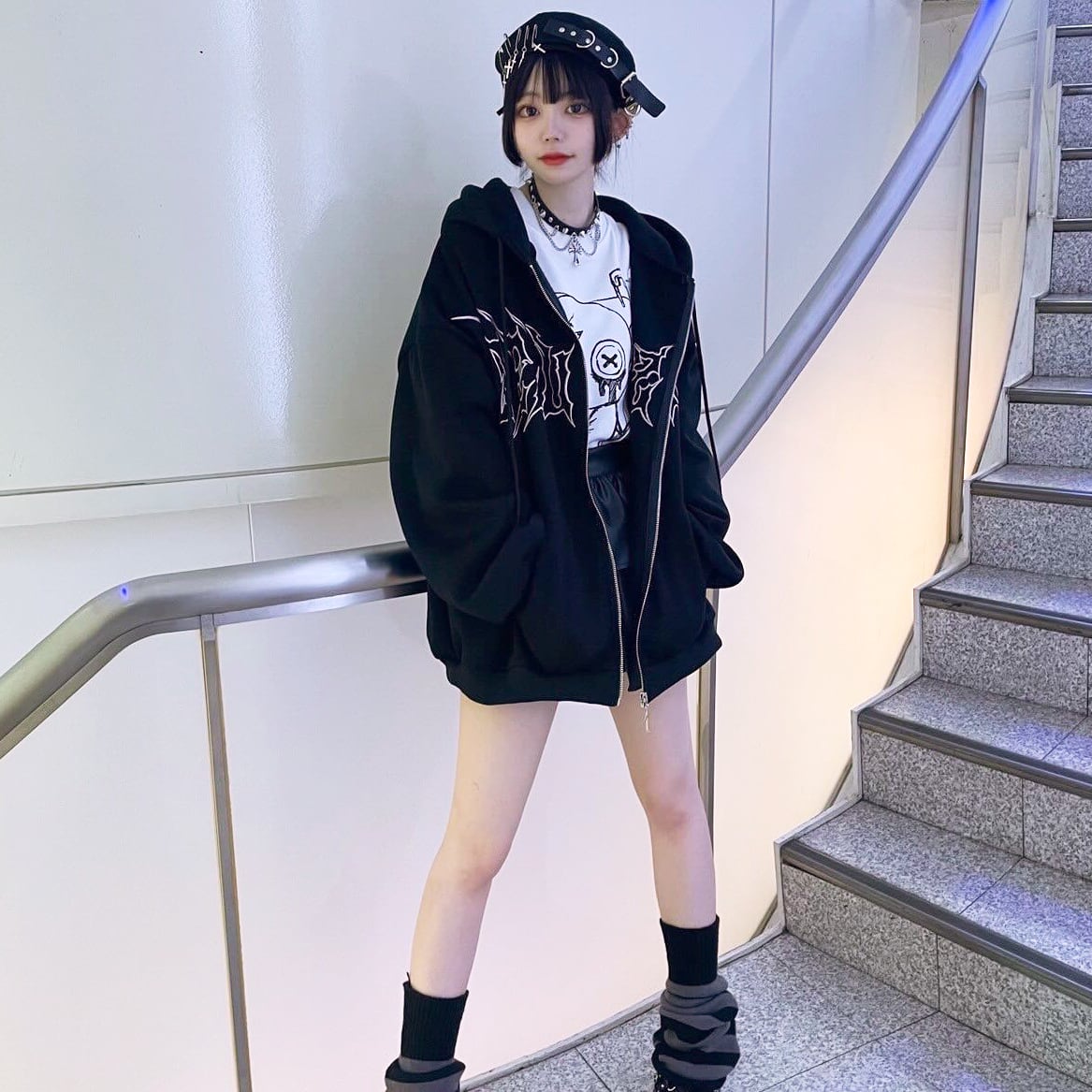 メタルクロスZIPパーカー | VOLCAN&APHRODITE