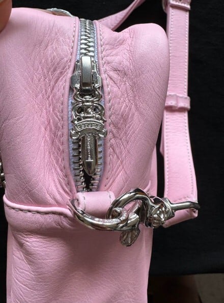 CHROME HEARTS クロムハーツ タカミニ セメタリークロスパッチ レザー