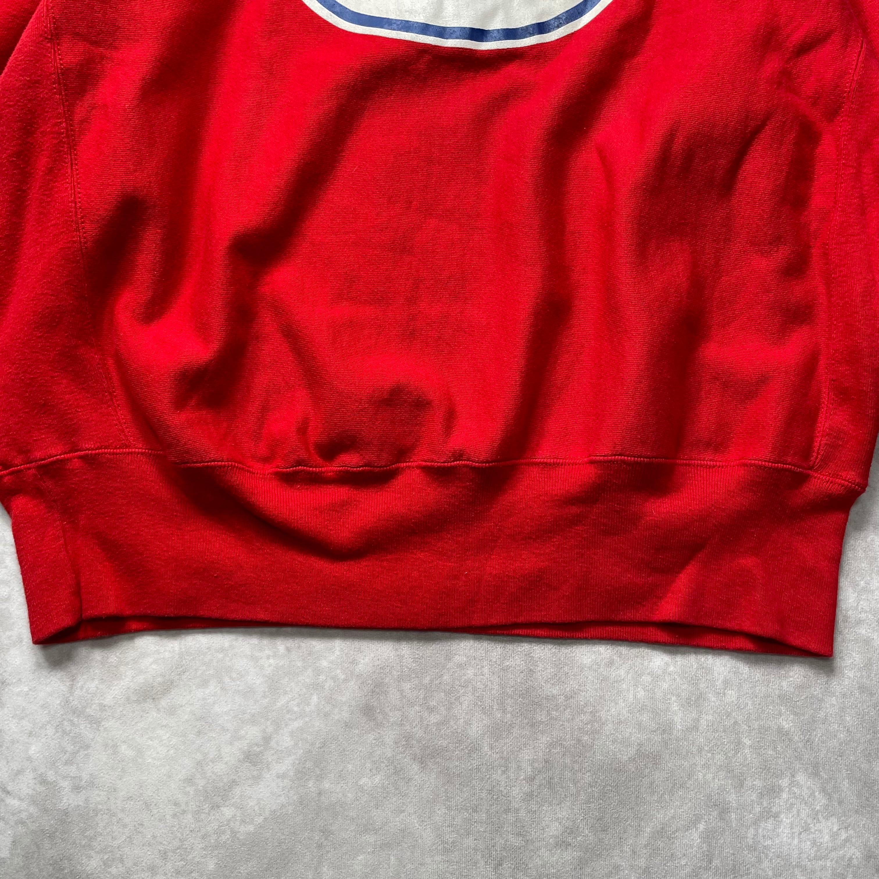 珍品】90s チャンピオン 刺繍タグ リバースウィーブ 赤 XL | 古着屋813