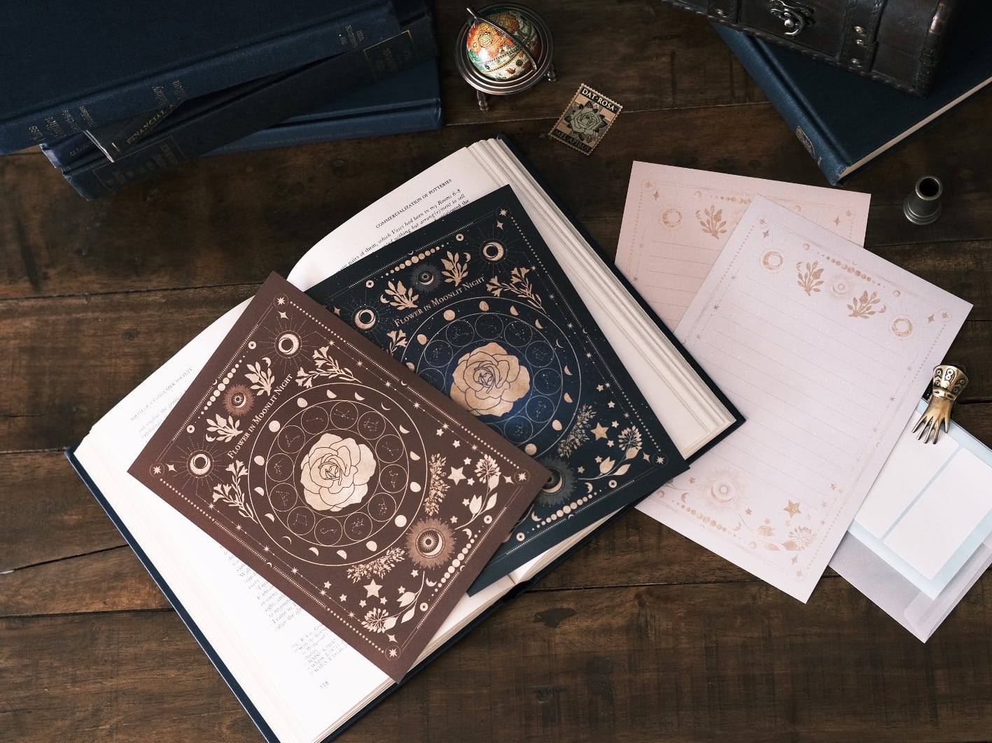 レターセット・便箋】架空の洋書 