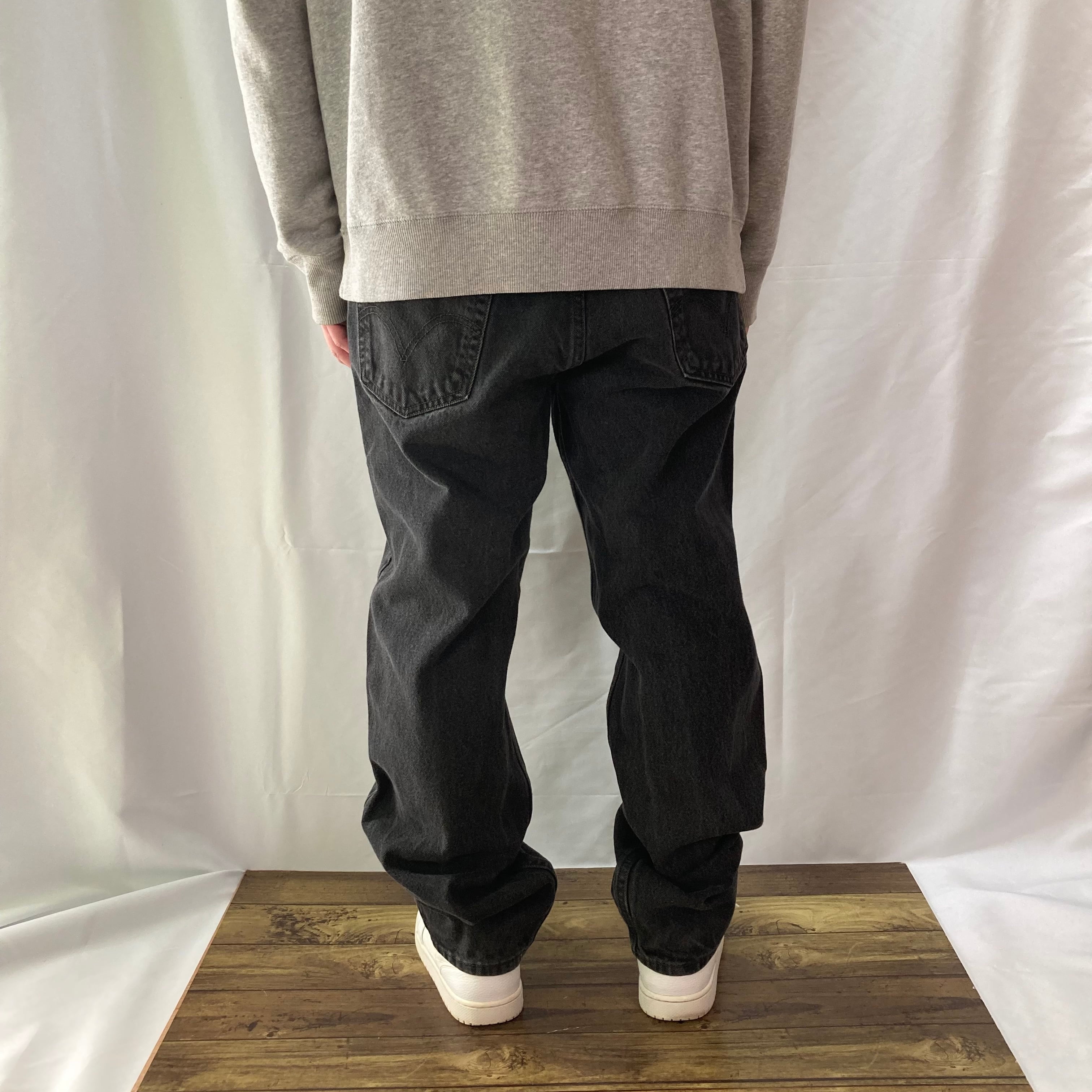 Levi's 550】W34×L32 Denim Jeans リーバイス 550 ブラックデニム