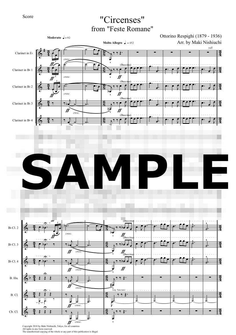 PDF-Clar.Octet】 Respighi: 