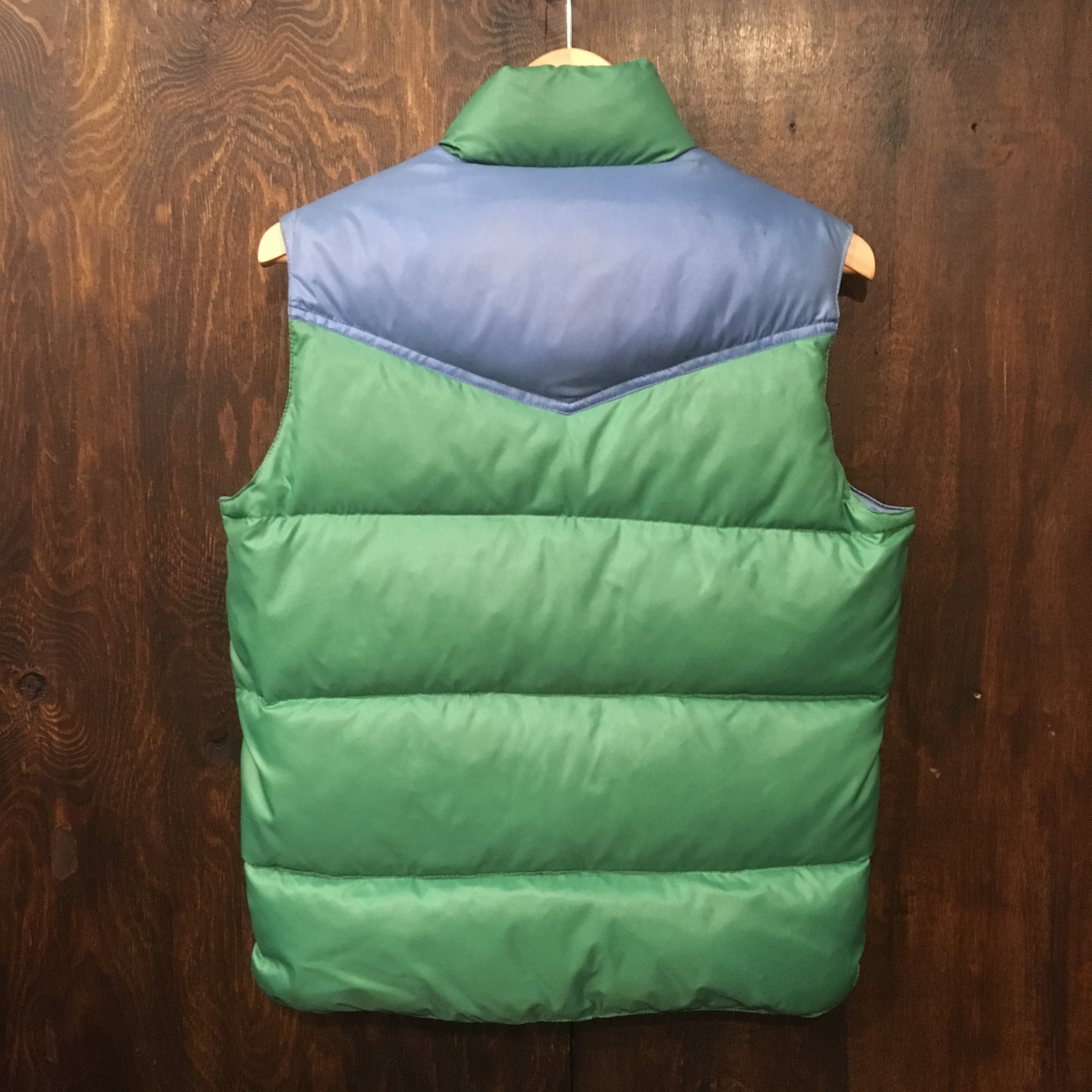 80s ビンテージ spacecraft ダウンベスト リバーシブル アウトドア