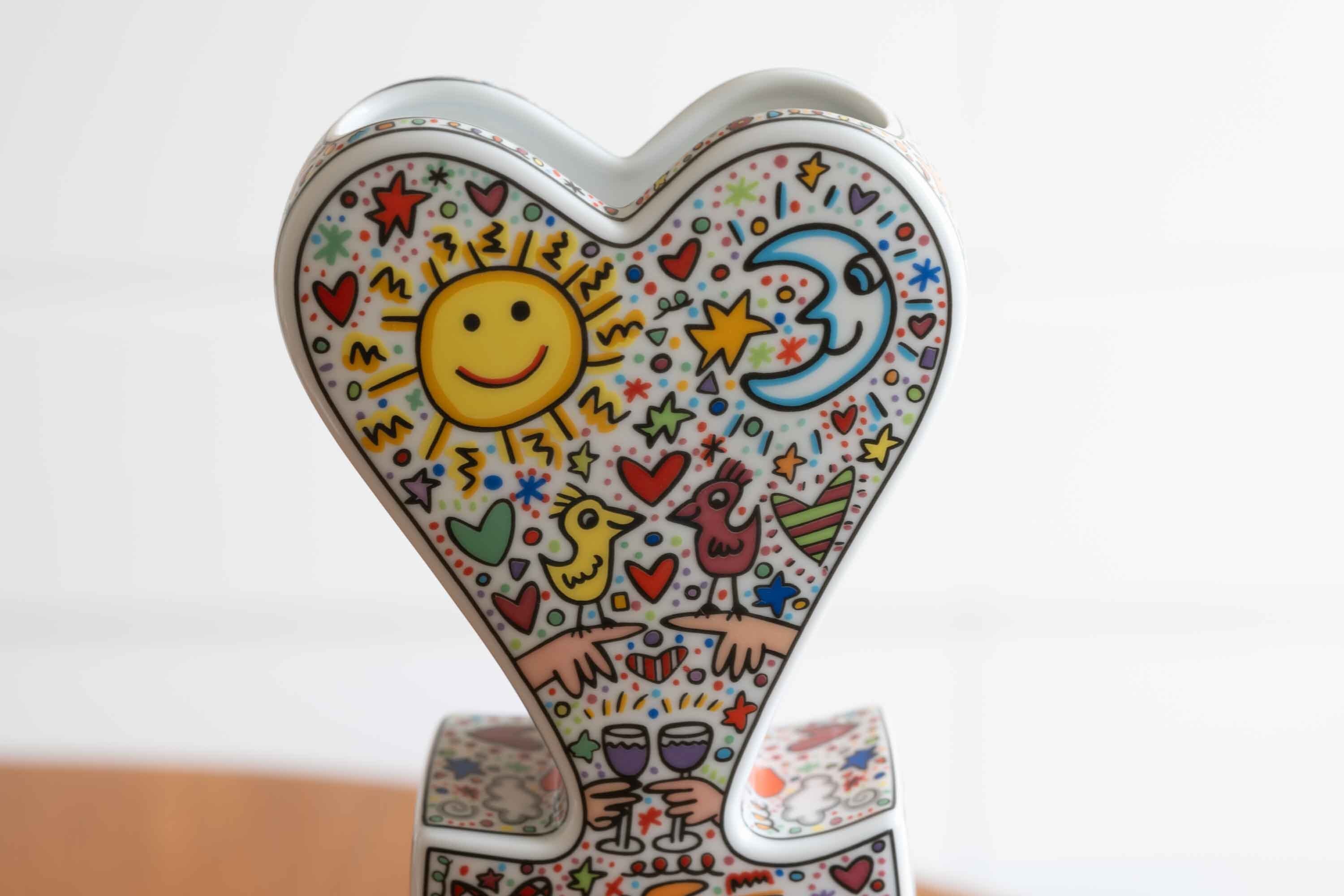 James Rizzi ジェームス・リジィ デザイン Love Vase ドイツ Rosenthal