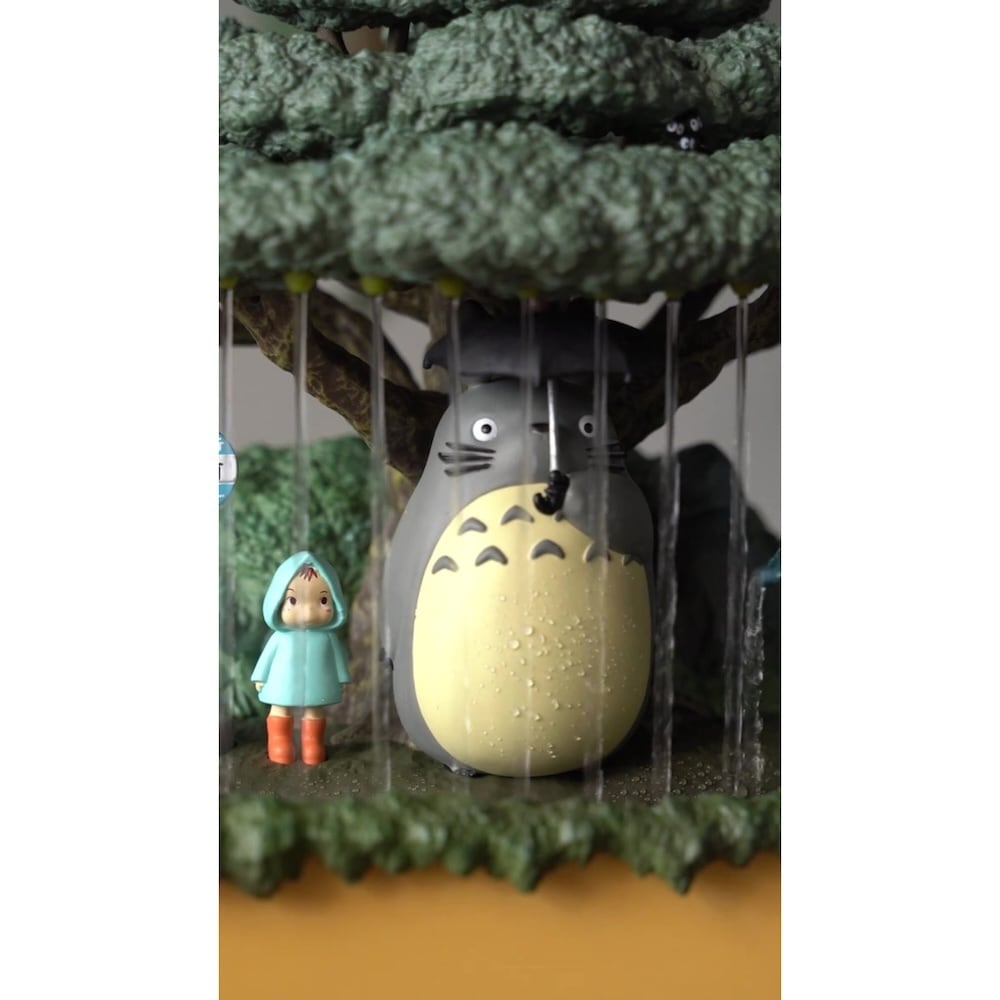 再入荷】となりのトトロ 置物 / オブジェ ウォーターガーデン BONSAI笠