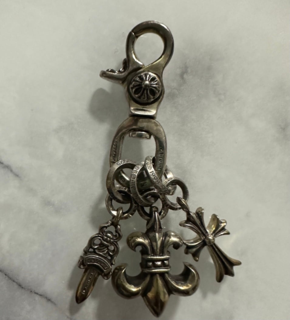 CHROME HEARTS クロムハーツ ウォレットチェーン シルバー925 キー