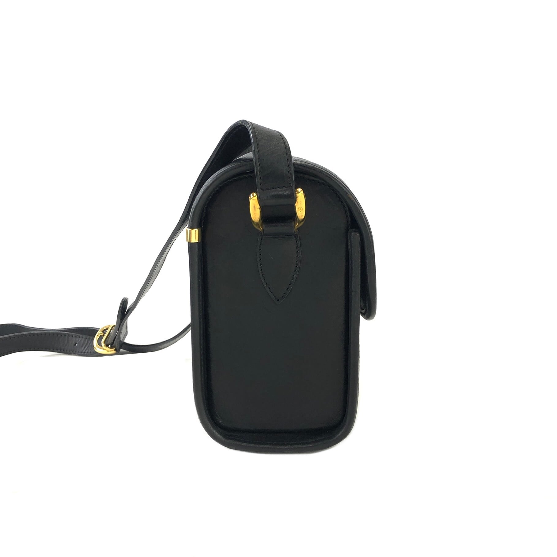 GUCCI グッチ ロゴ型押し エンボスレザー ボックス ミニバッグ