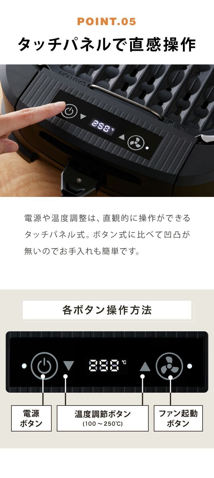 simplus シンプラス 吸煙グリル ホットプレート SP-GL02 焼肉プレート