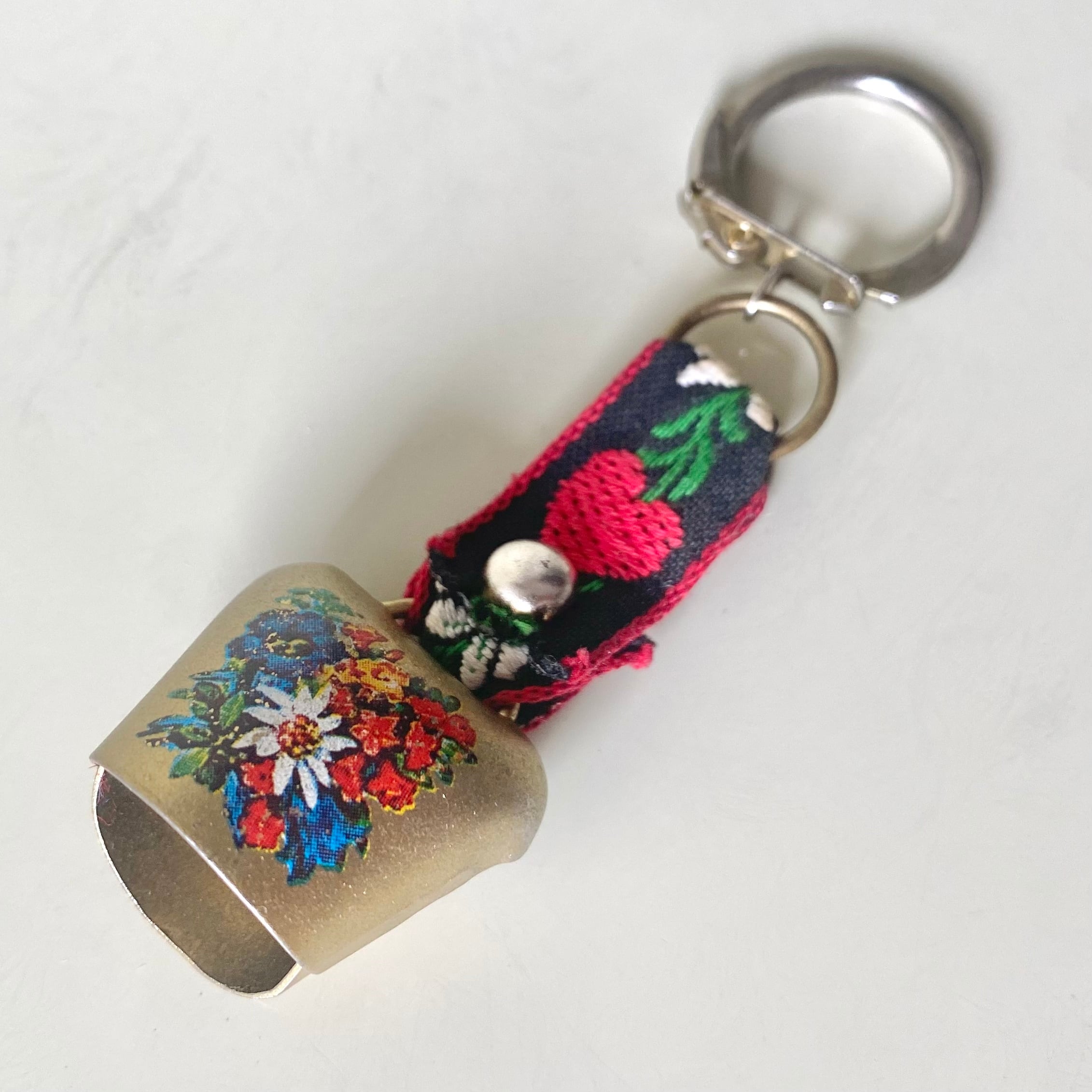 フランス スイス キーホルダー カウベル お土産 フレンチキーホルダー