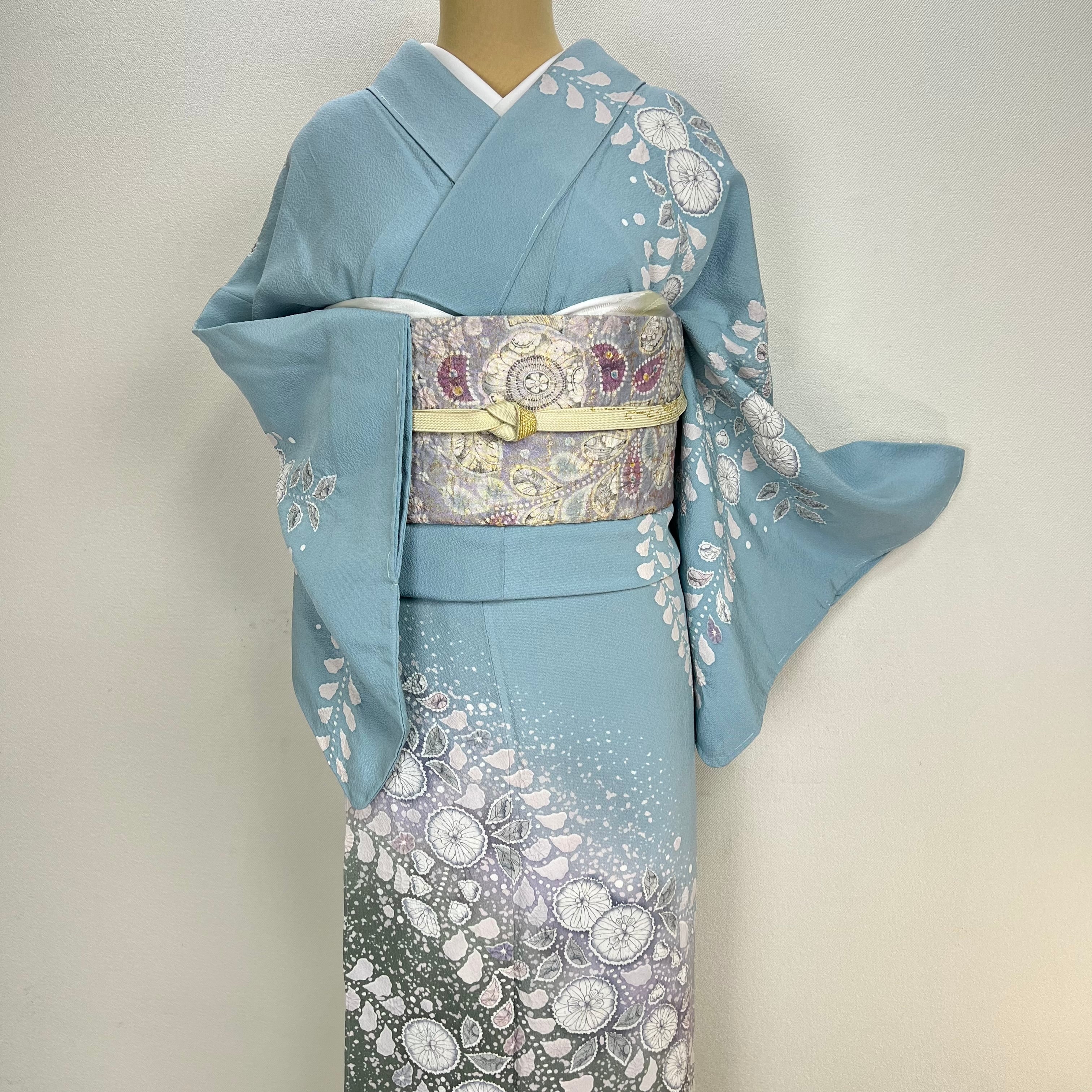 新品 未使用品 作家物 絞り染め【辻ヶ花 】訪問着 正絹 袷 s778 | 着物