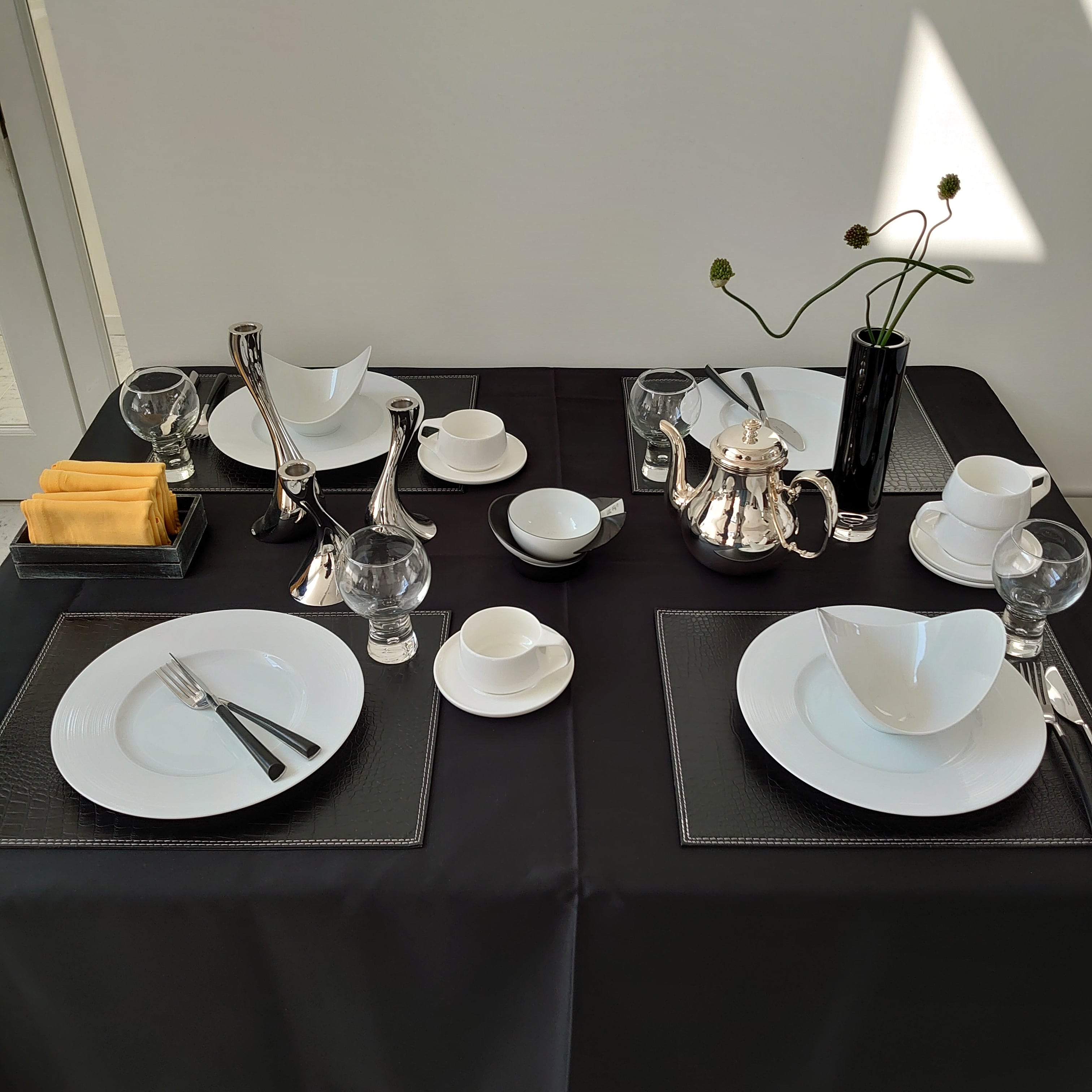 クリストフル アルビ（バガテル）シルバーティーポット クリーマー