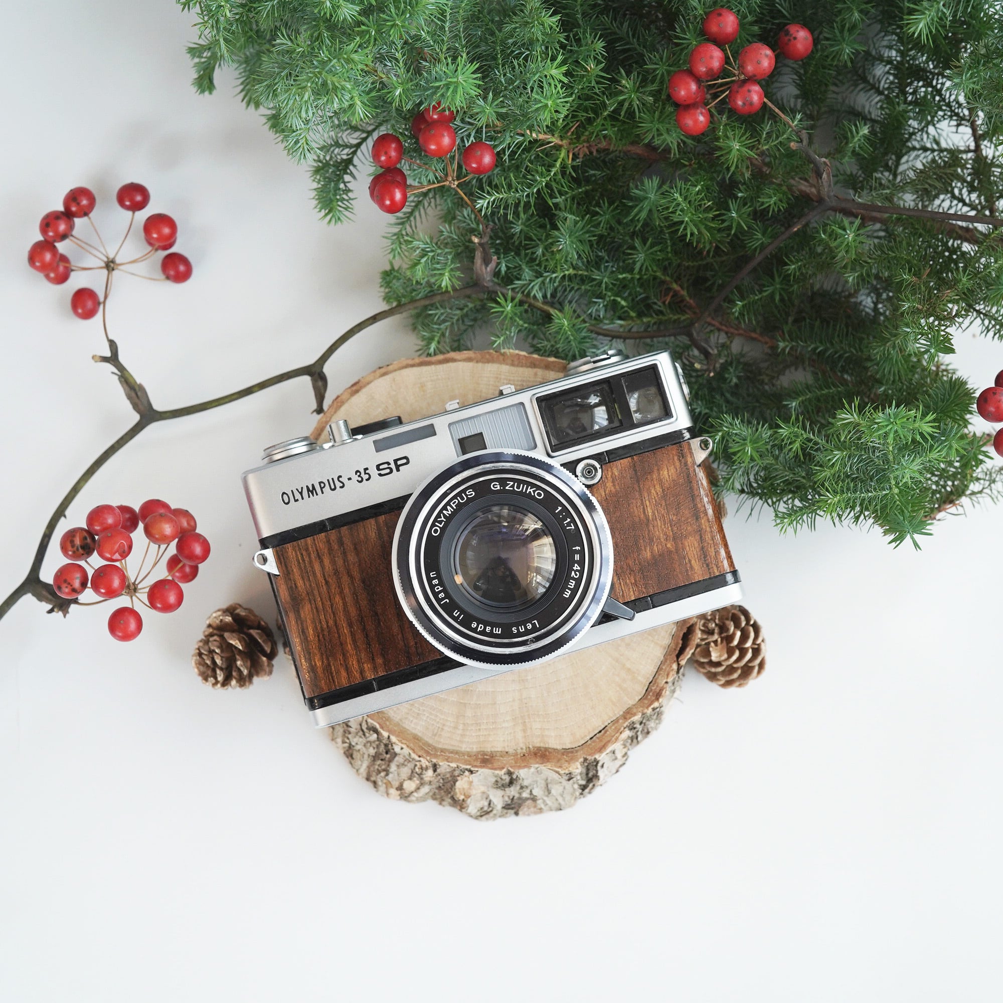 Satin サテンウッド Olympus 35SP | Macha Cameras