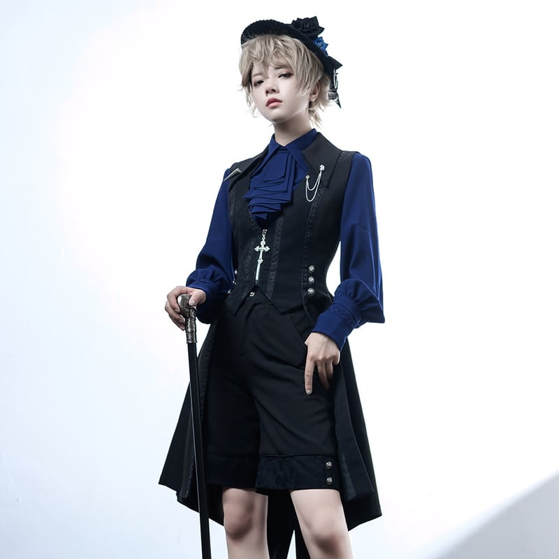 SEASONZ ゴスロリ系 Princess chronicles ロングベスト ジレ レトロ