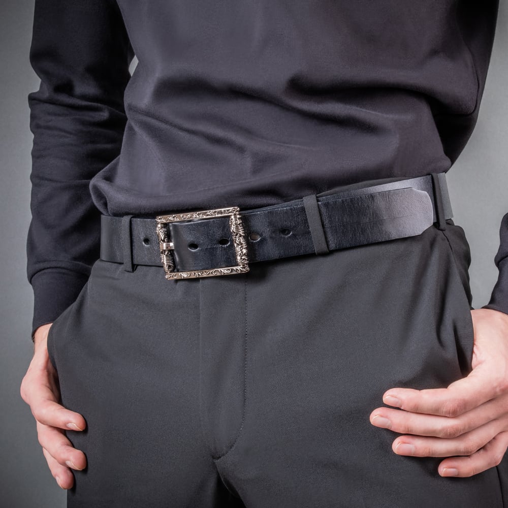 ベルト上げランキング3位】ダブルシリンダーレザーベルト ACBT0013