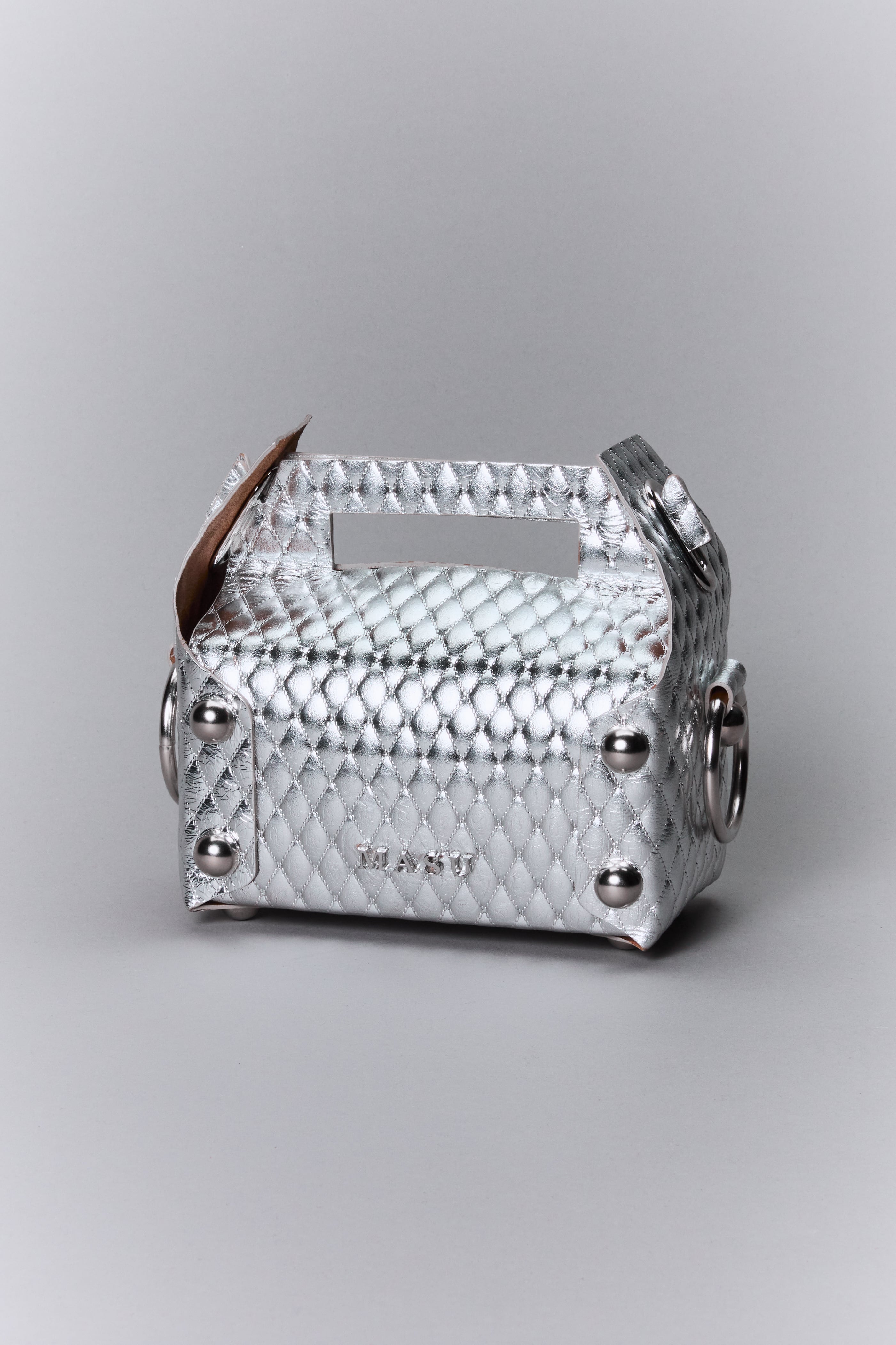 25AW】MASU エムエーエスユー / LEATHER CAKE BAG / ケーキバッグ