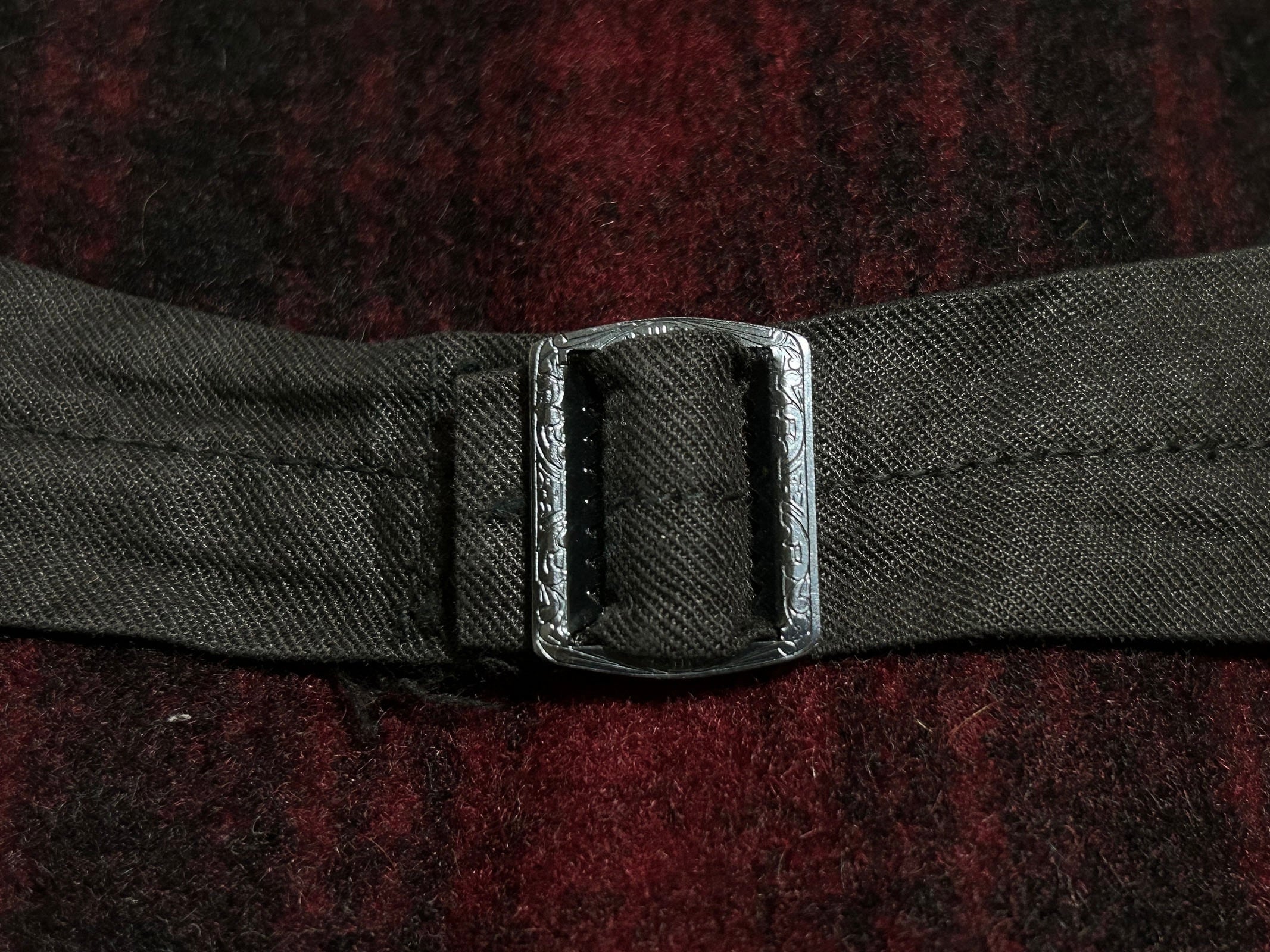 50s Woolrich ウールリッチ オンブレチェック 4ポケット シンチバック