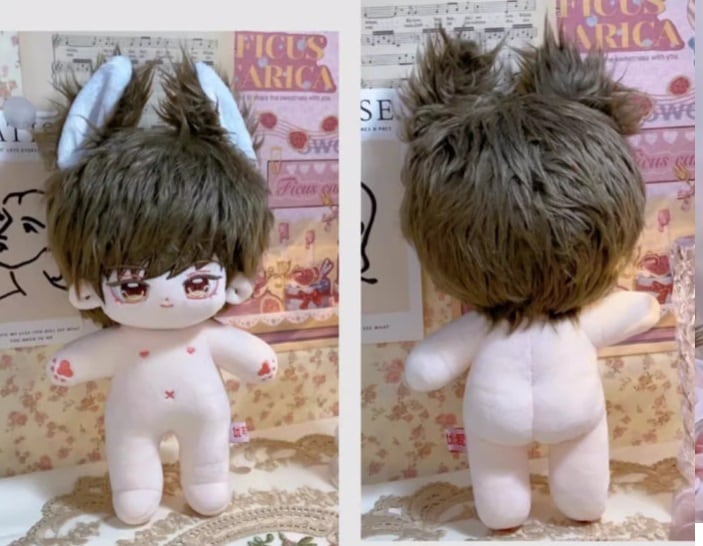 20cm 無属性ぬいぐるみ コットン ドール 棉花娃娃 本体 人形