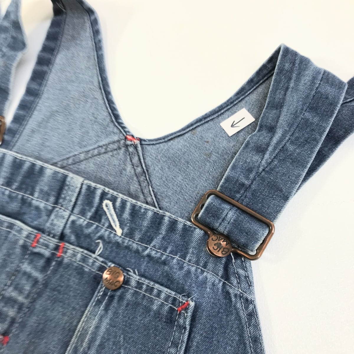 BIG MAC ビッグマック 80〜 90年代 デニム オーバーオール ブルー W38