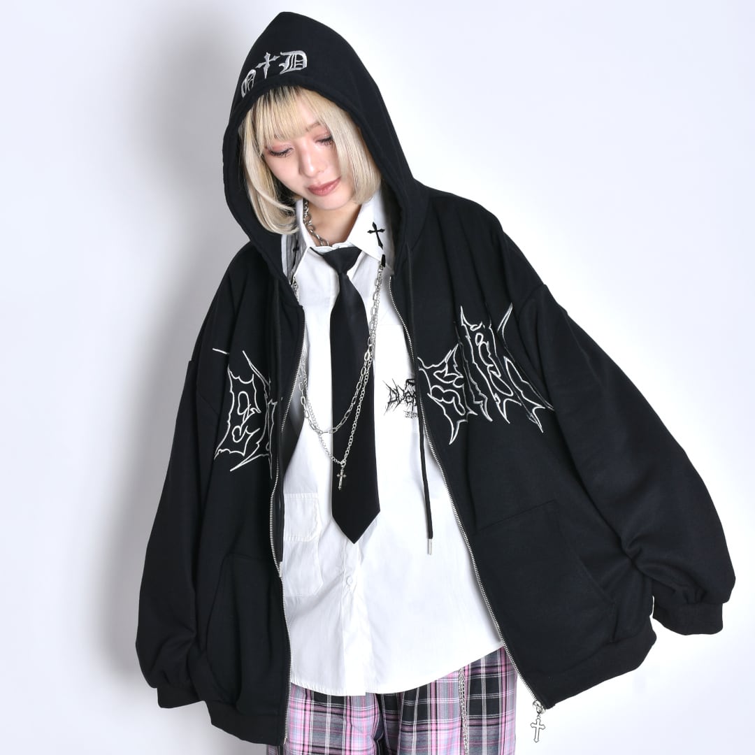 メタルクロスZIPパーカー | VOLCAN&APHRODITE