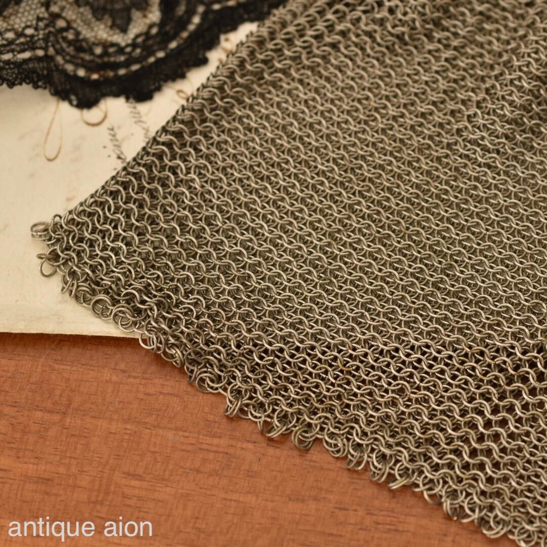 フランスアンティーク 1920年頃 メタルメッシュバッグ | antique aion