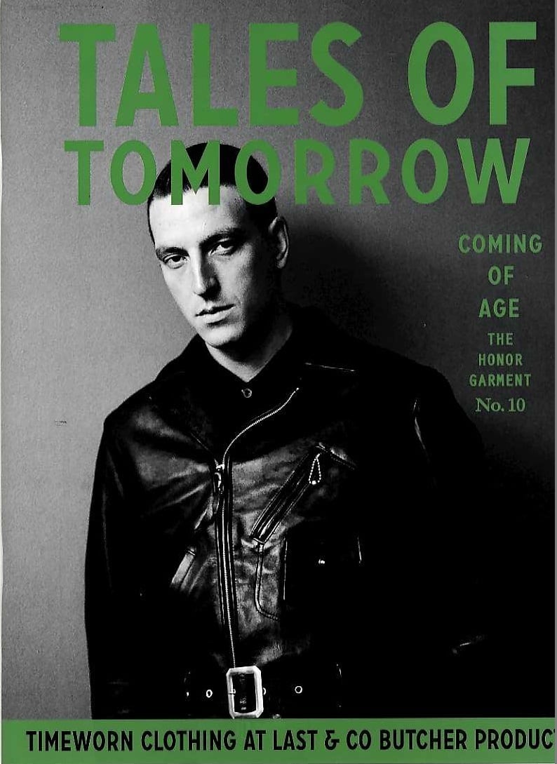 新品】TALES OF TOMORROW NO.10 “COMING OF AGE”（TIMEWORN CLOTHING