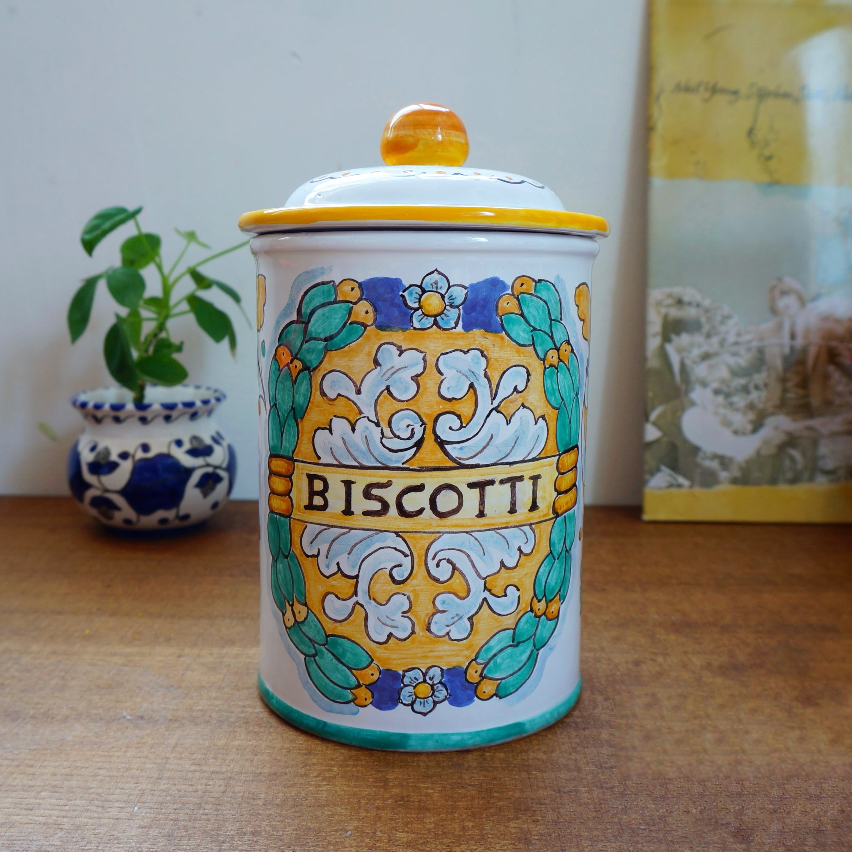 蓋付き容器・キャニスター | イタリア陶器とタイル雑貨 CERAMICHE