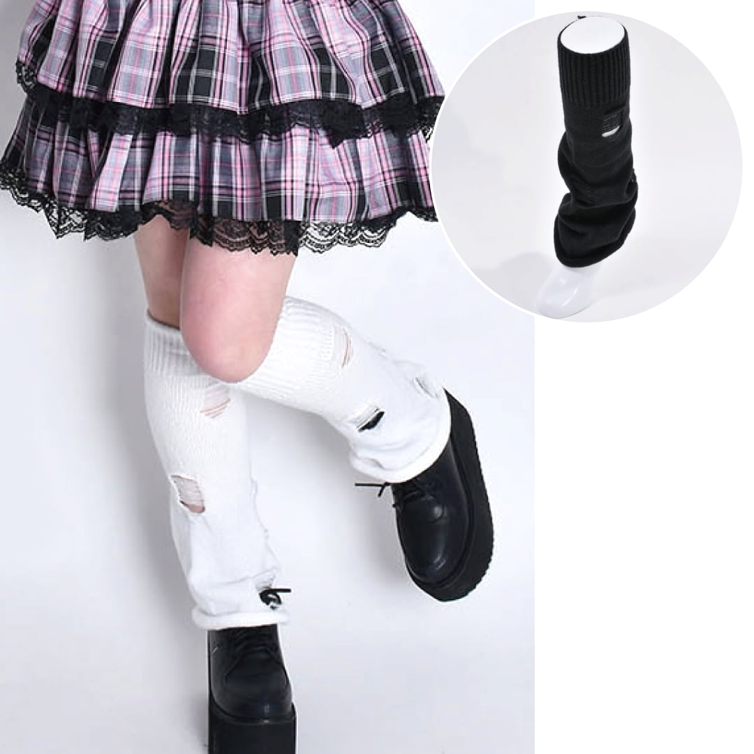 ダメージルーズレッグウォーマー | VOLCAN&APHRODITE