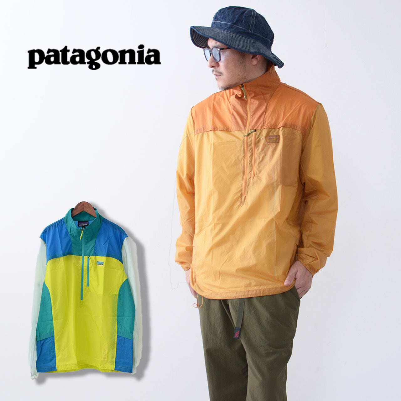 Patagonia [パタゴニア正規代理店] Ms Houdini Stash 1/2 Zip P/O