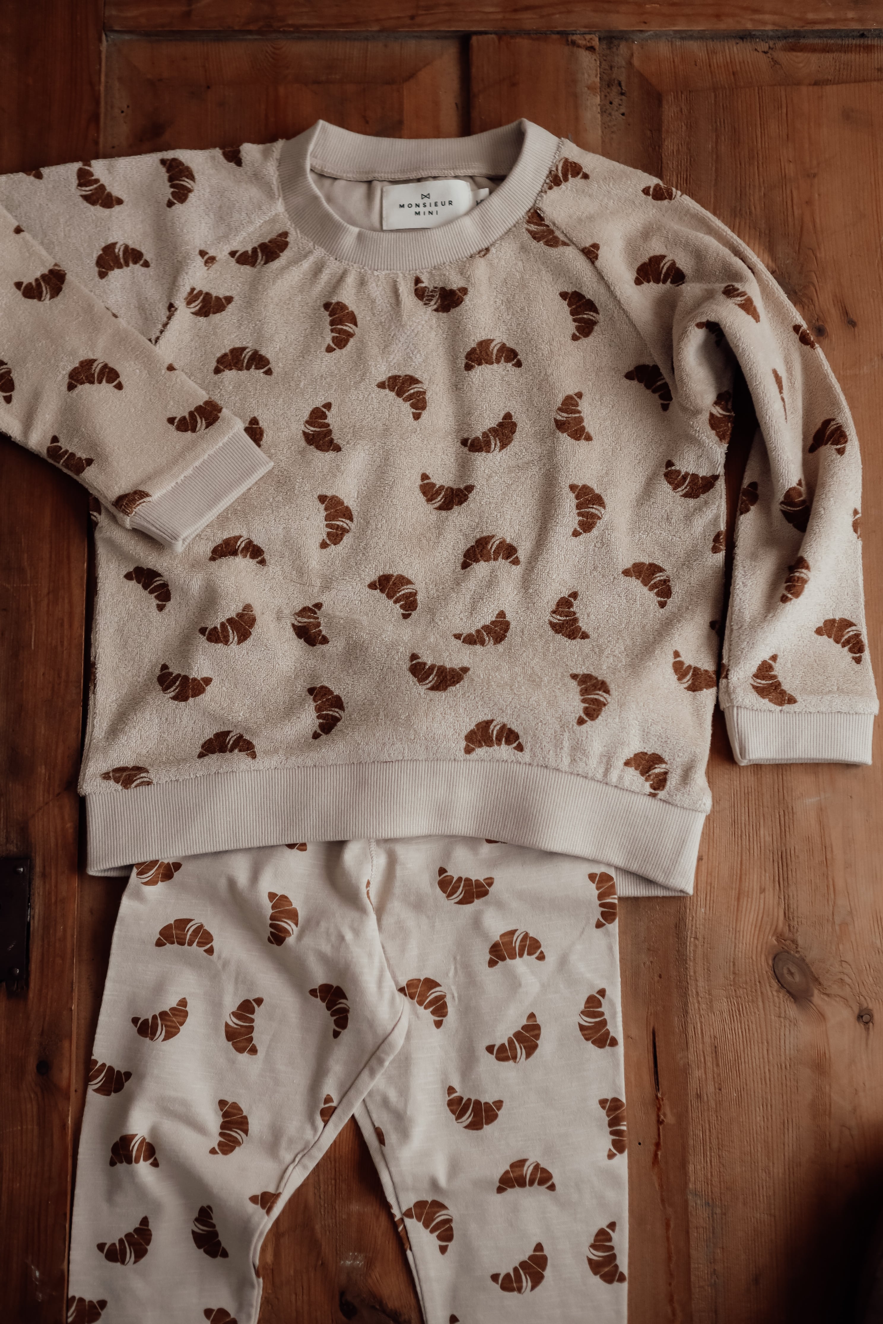 MONSIEUR MINI】Sweatshirt Terry croissant | RIRIBELL