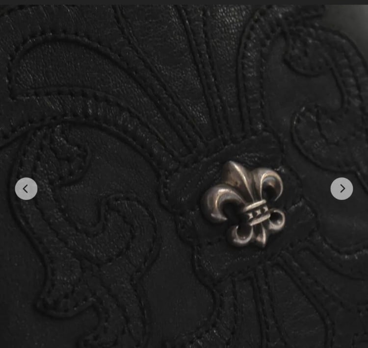 CHROME HEARTS クロムハーツ フレア ドローストリング サック レザー