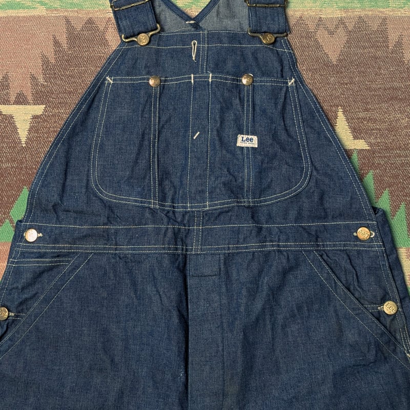 50s Lee 91-SB Denim Overalls (38-28) ONE-WASH | Wonder Wear