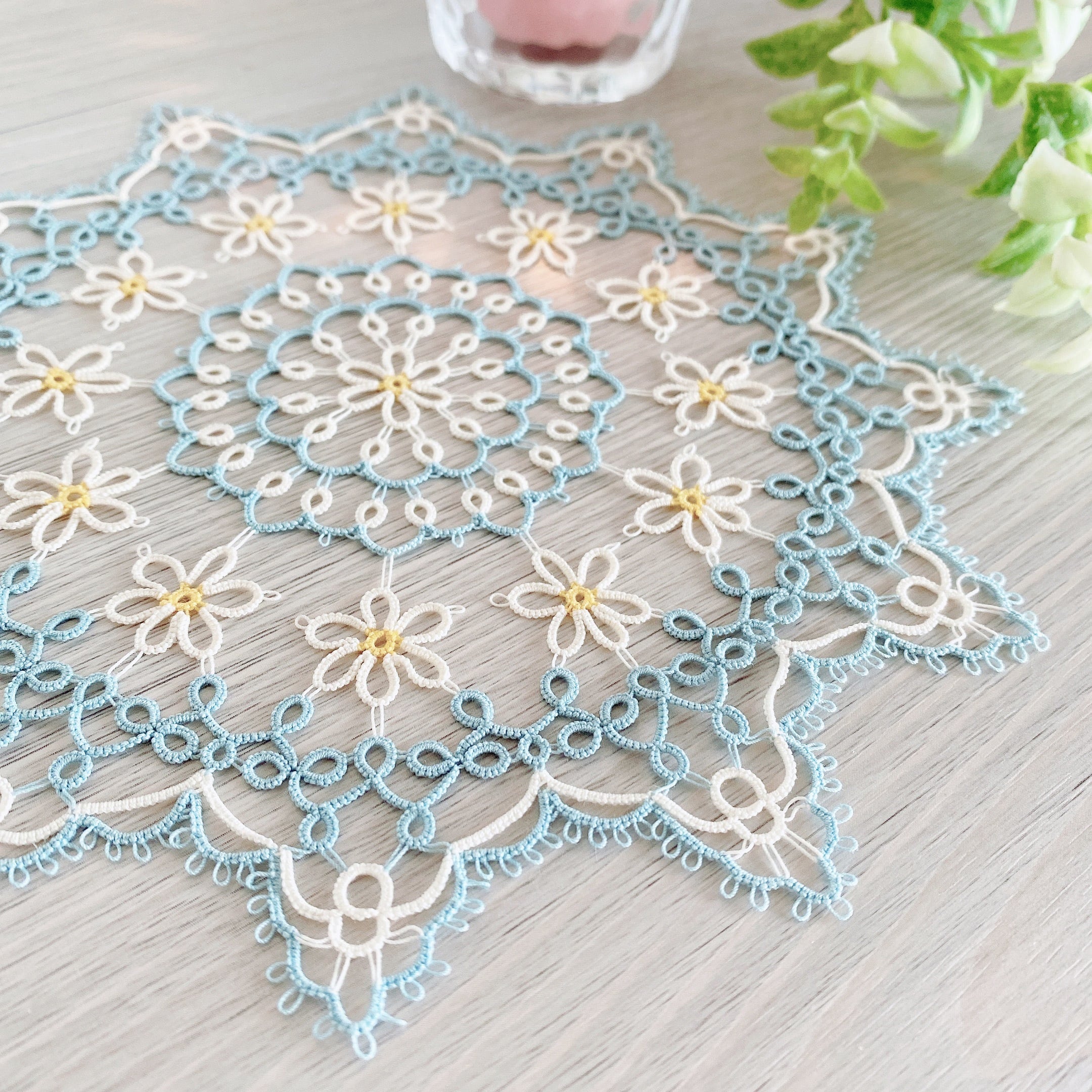 デイジーのドイリー 編み図 印刷物郵送 | AYA Lace