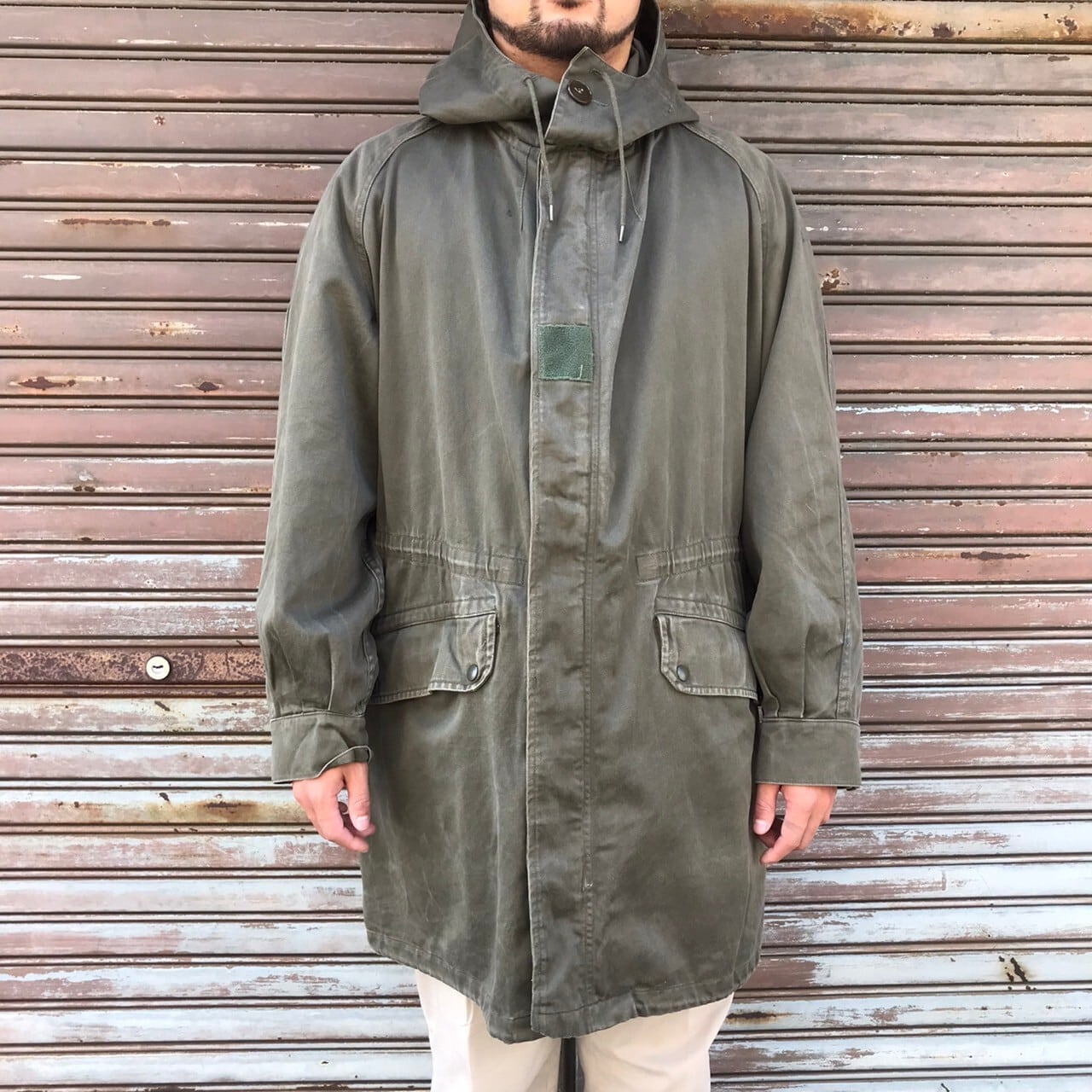 70s フランス軍 実物 M-64 ヴィンテージ フィールドパーカー 92C