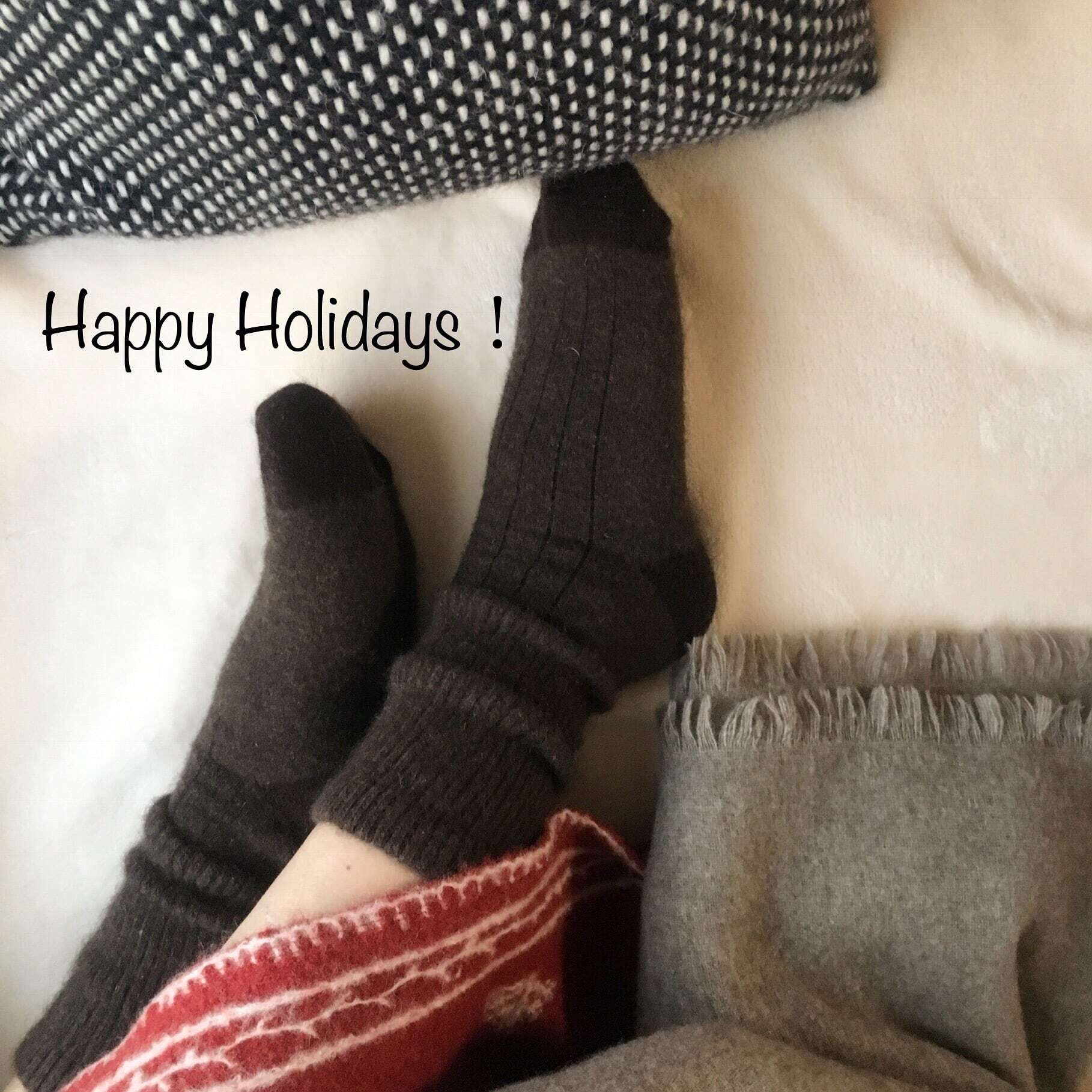 再入荷 ヤクウール100％ モンゴル 厚手厚底 寒がりさんの相棒 リブあり